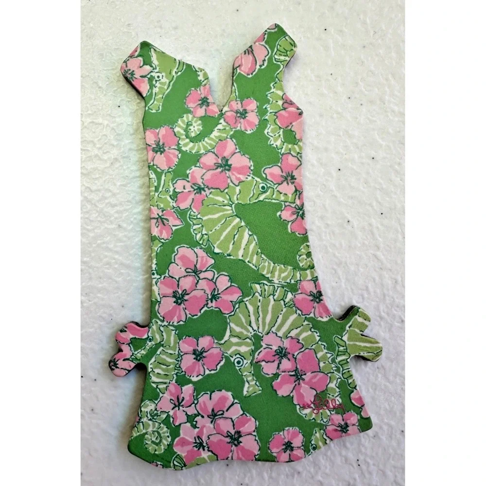 Lilly Pulitzer Set of 5 Shift Dress Magnets Die Cut 2x3 Fridge Decor Colorful